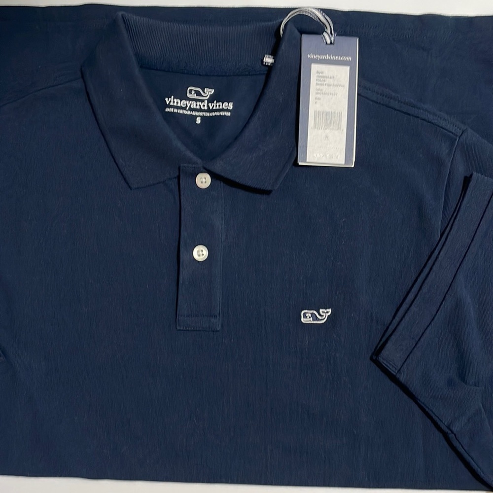 Vineyard Vines Men Polo short sleeve Navy NWT